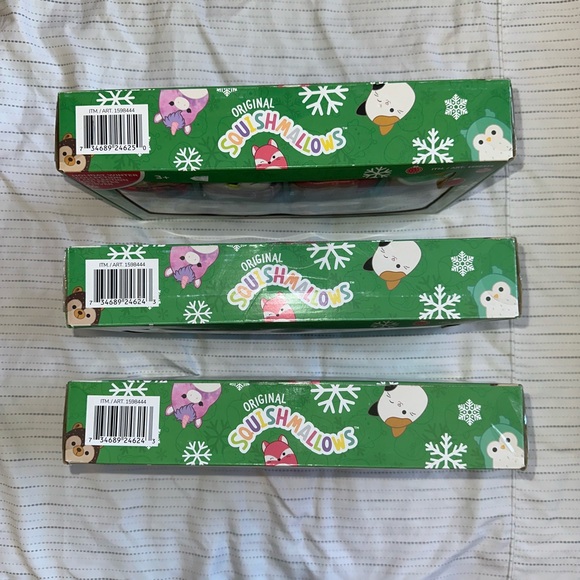 Holiday Winter/Classic Collection Squishmallows Ornaments (sets of 8) 4” - Picture 2 of 3